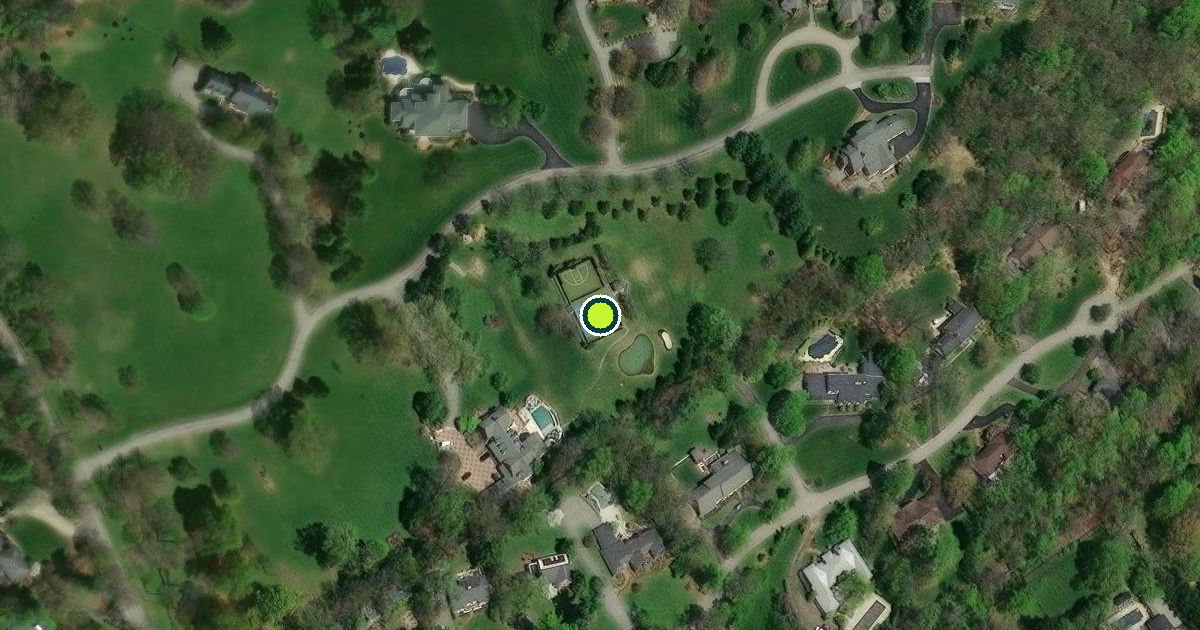 Satellite view of Louisville Pickleball Courts