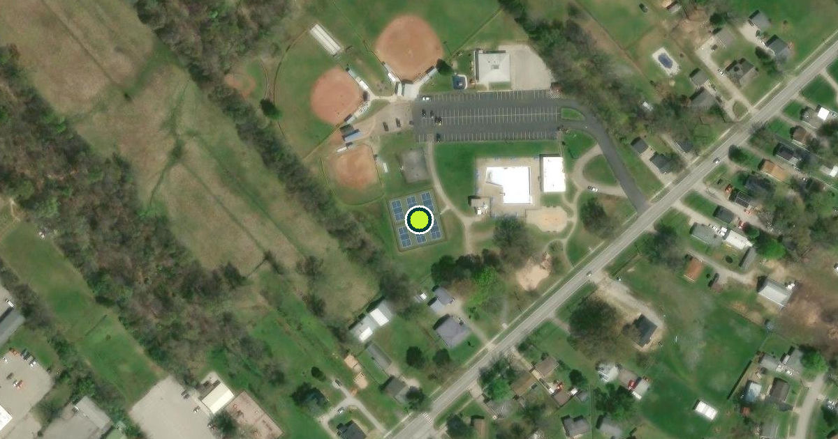 Satellite view of Louisville Pickleball Courts