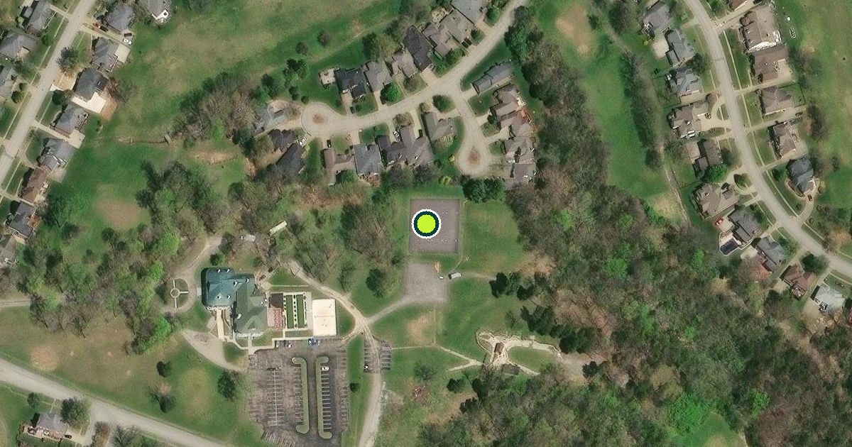 Satellite view of Louisville Pickleball Courts