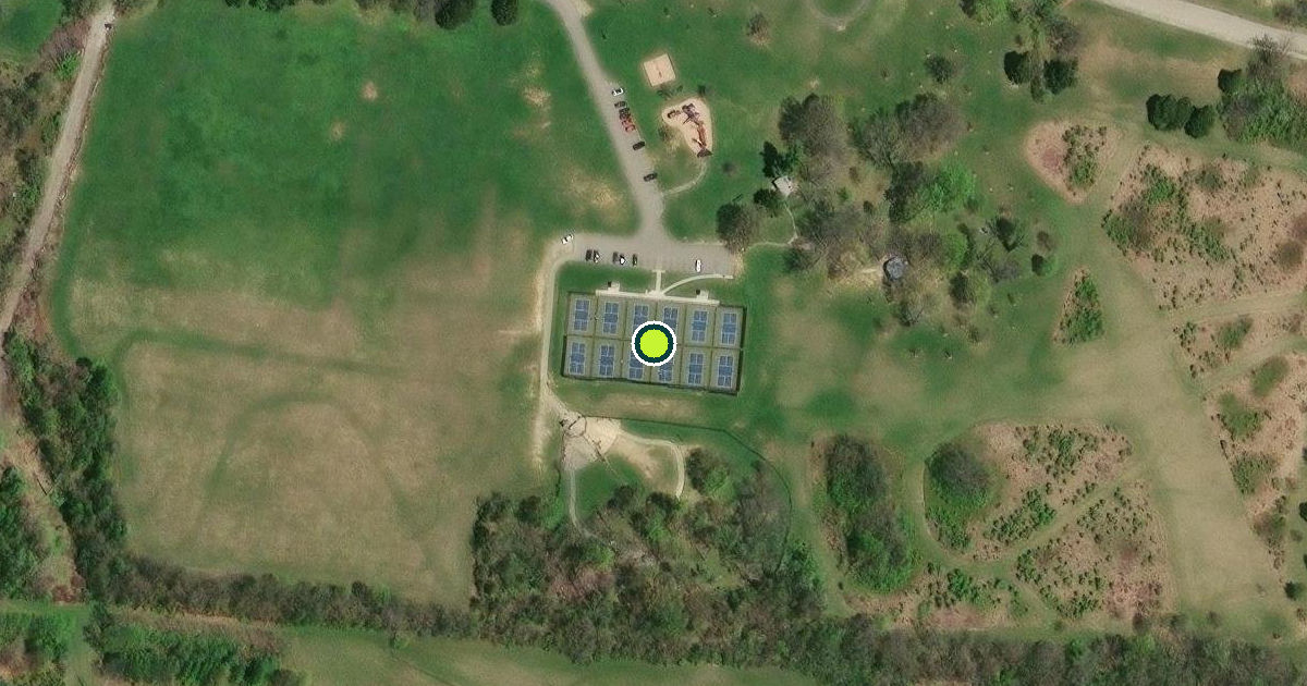 Satellite view of Louisville Pickleball Courts