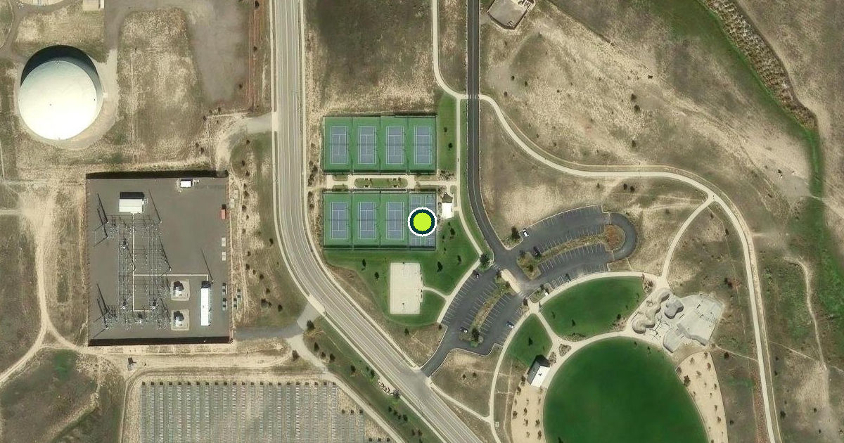 Satellite view of Loveland Pickleball Courts