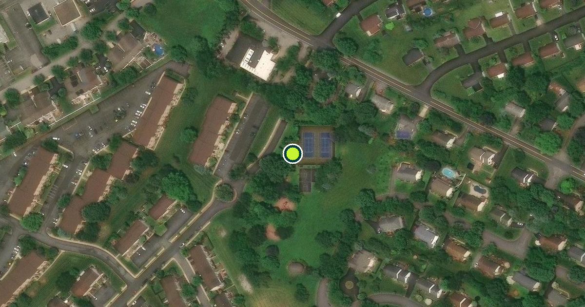 Satellite view of Lower Macungie Township Pickleball Courts