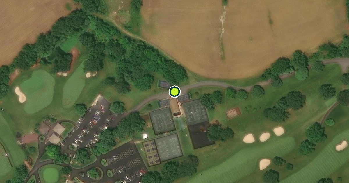 Satellite view of Lower Macungie Township Pickleball Courts