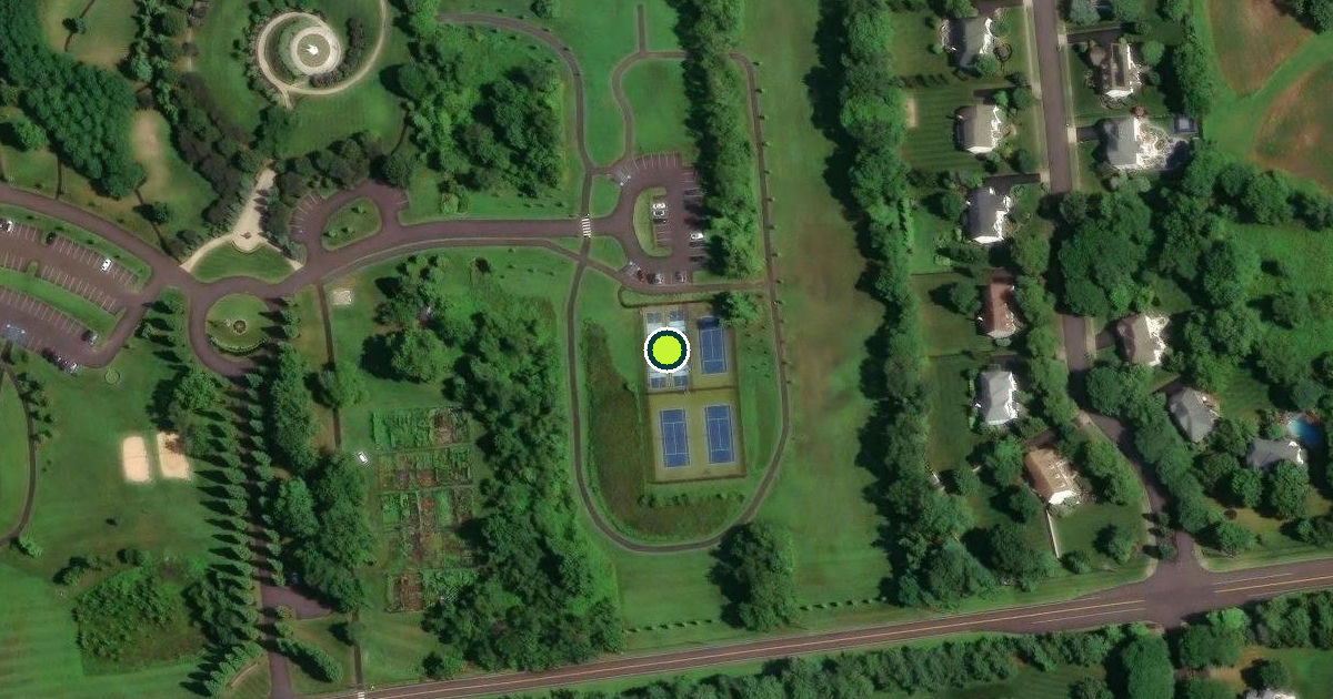 Satellite view of Lower Makefield Township Pickleball Courts