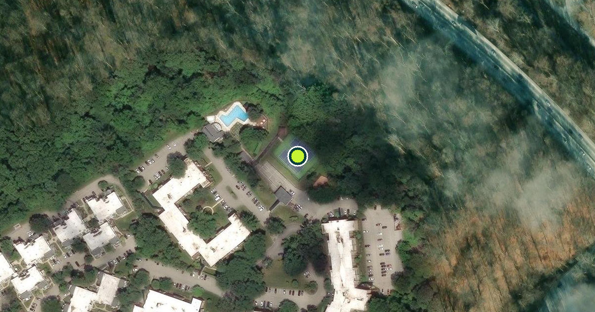 Satellite view of Lower Merion Township Pickleball Courts