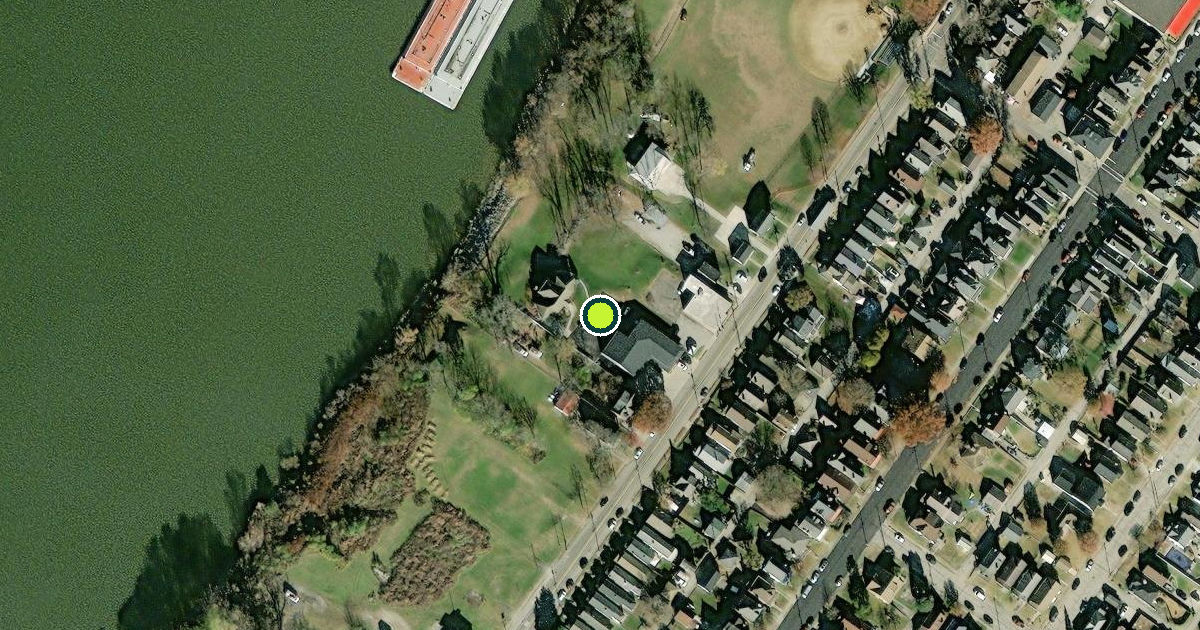 Satellite view of Ludlow Pickleball Courts