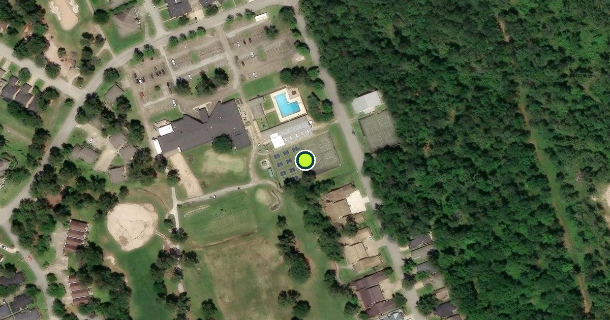 Satellite view of Lufkin Pickleball Courts