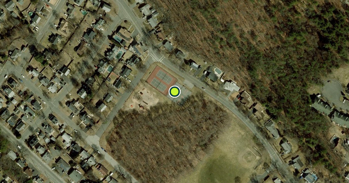Satellite view of Lynn Pickleball Courts