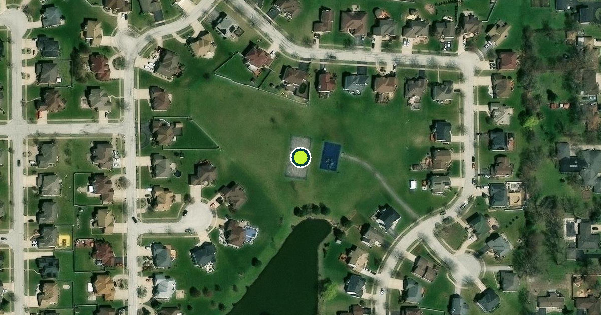 Satellite view of Lynwood Pickleball Courts