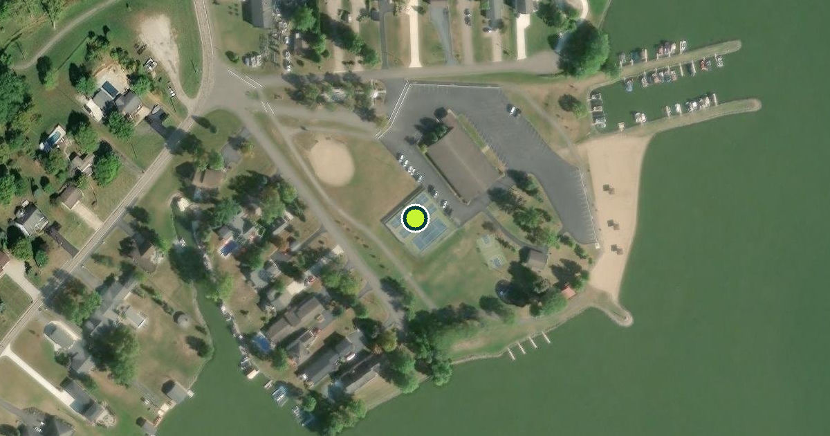 Satellite view of Madison County Pickleball Courts