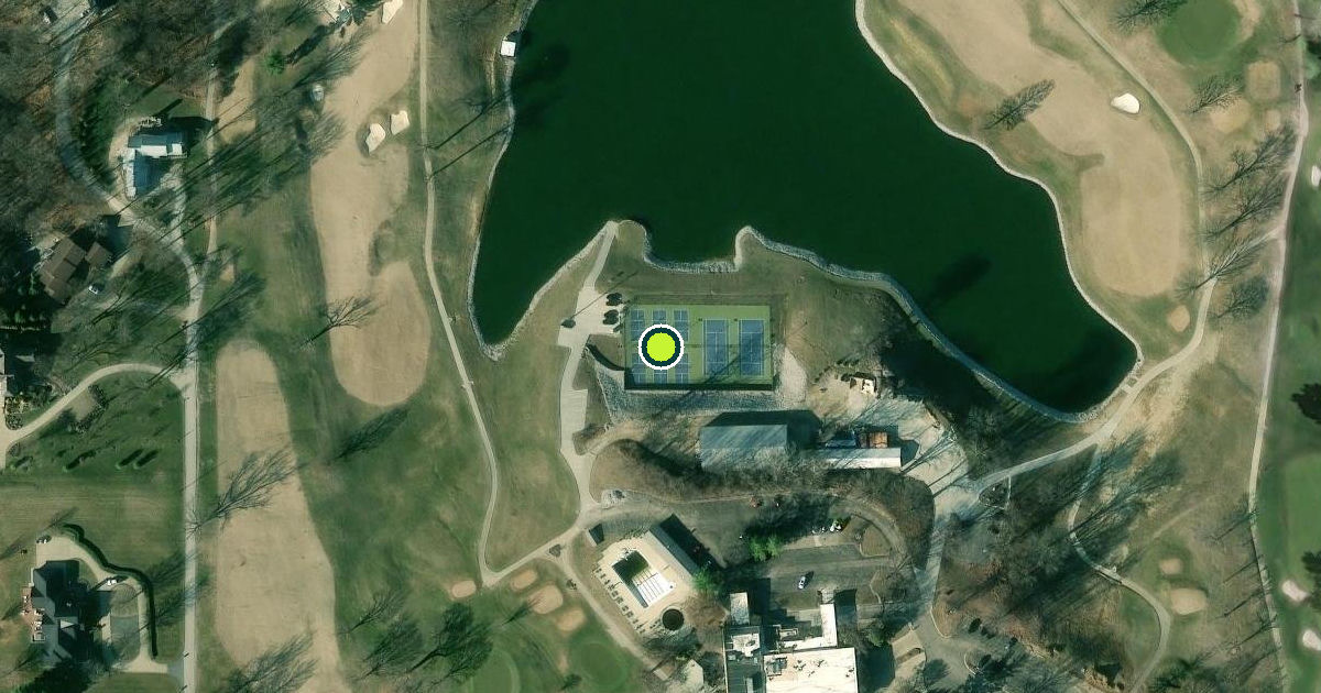 Satellite view of Madison County Pickleball Courts