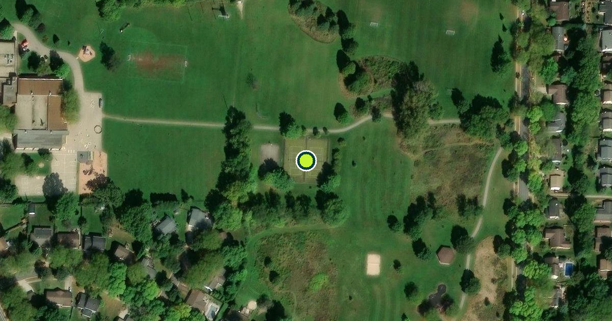 Satellite view of Madison Pickleball Courts