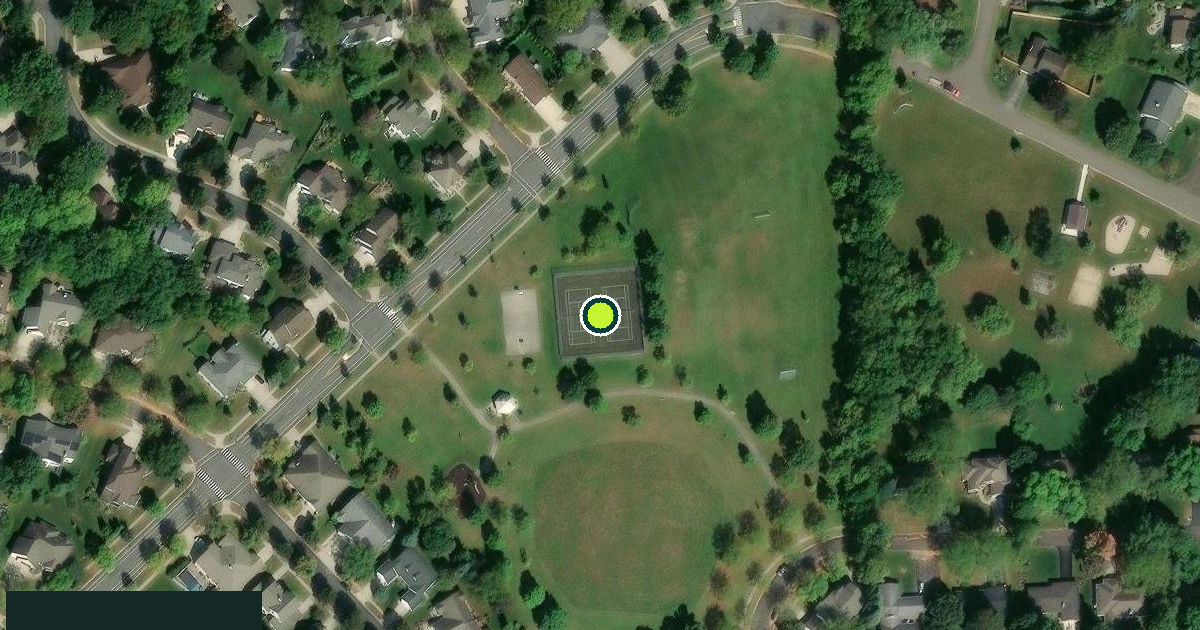 Satellite view of Madison Pickleball Courts
