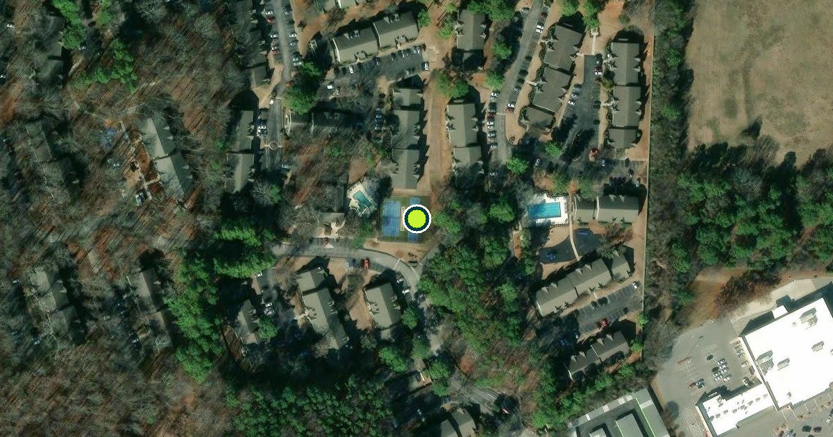 Satellite view of Madison Pickleball Courts