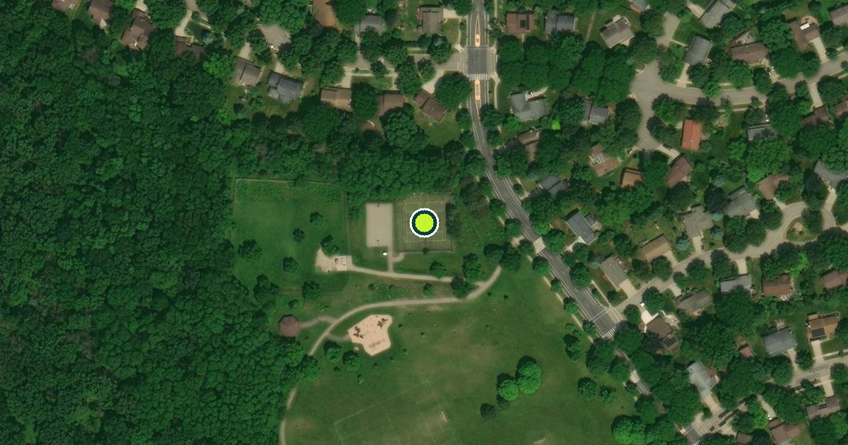 Satellite view of Madison Pickleball Courts
