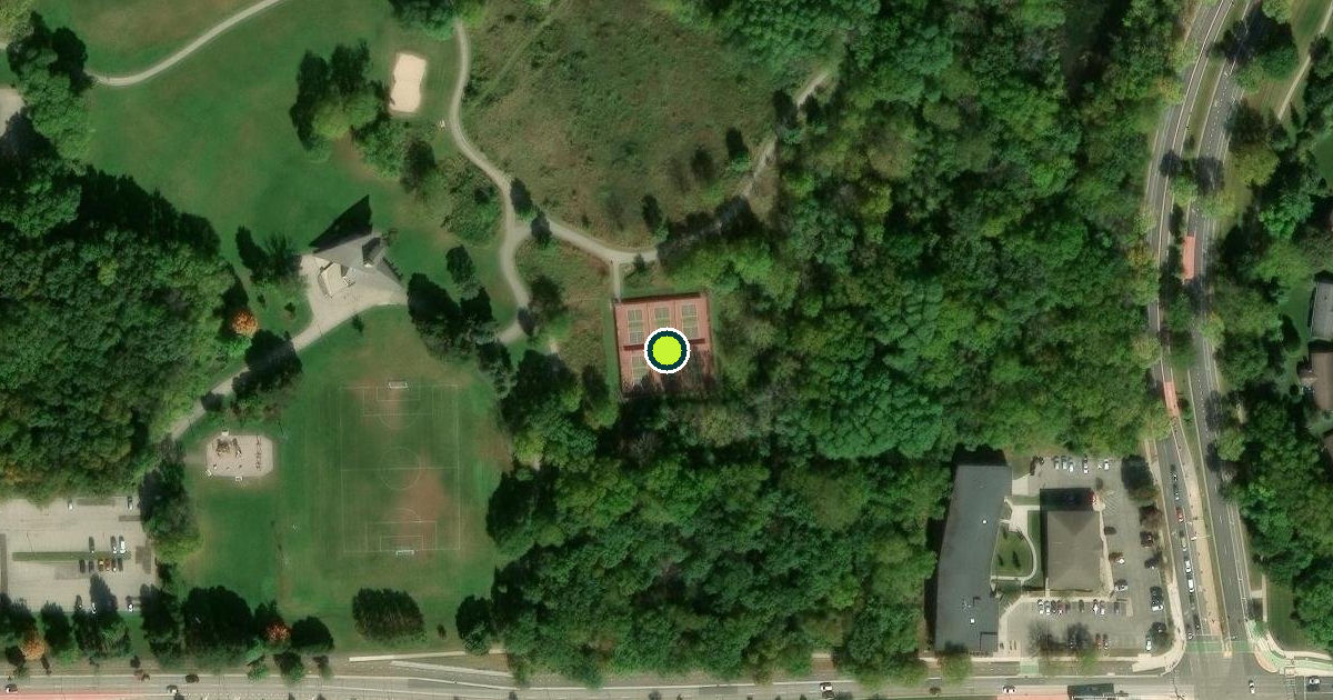 Satellite view of Madison Pickleball Courts