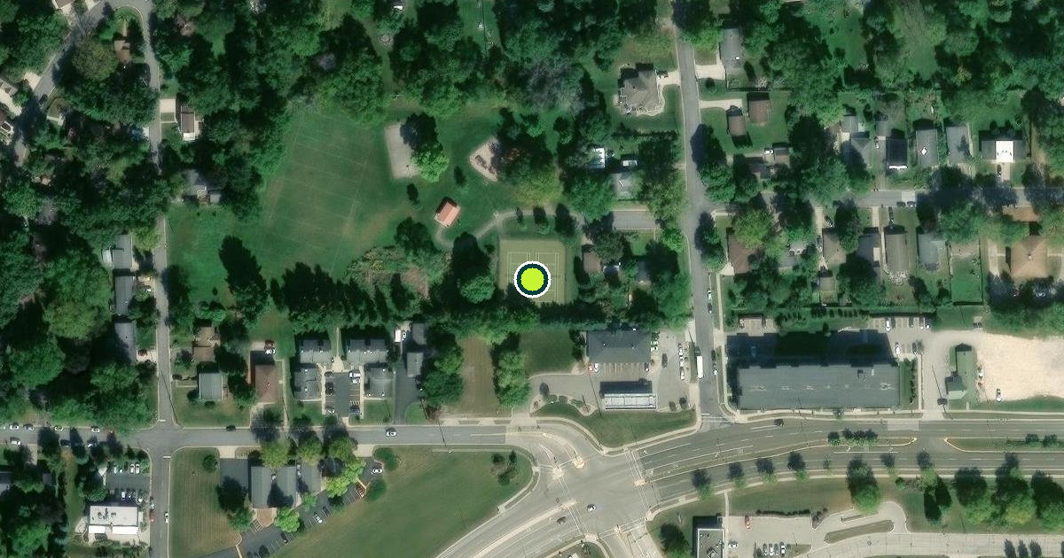 Satellite view of Madison Pickleball Courts