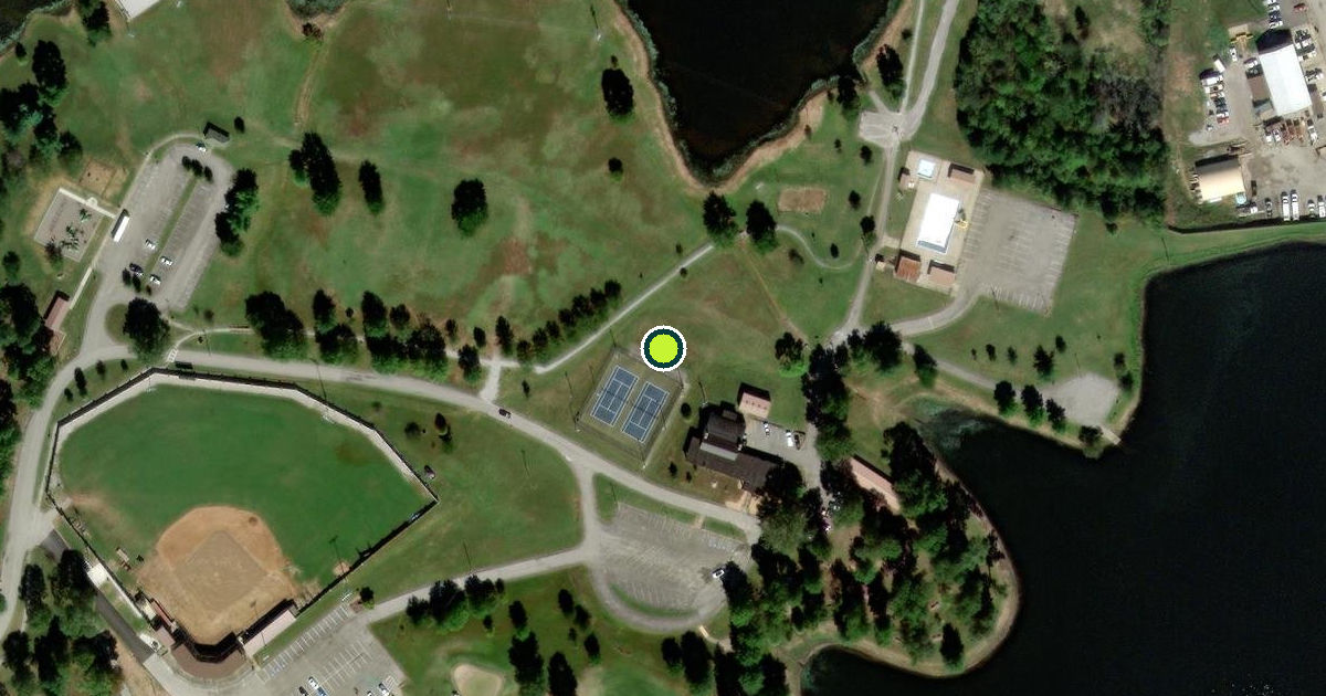 Satellite view of Madisonville Pickleball Courts