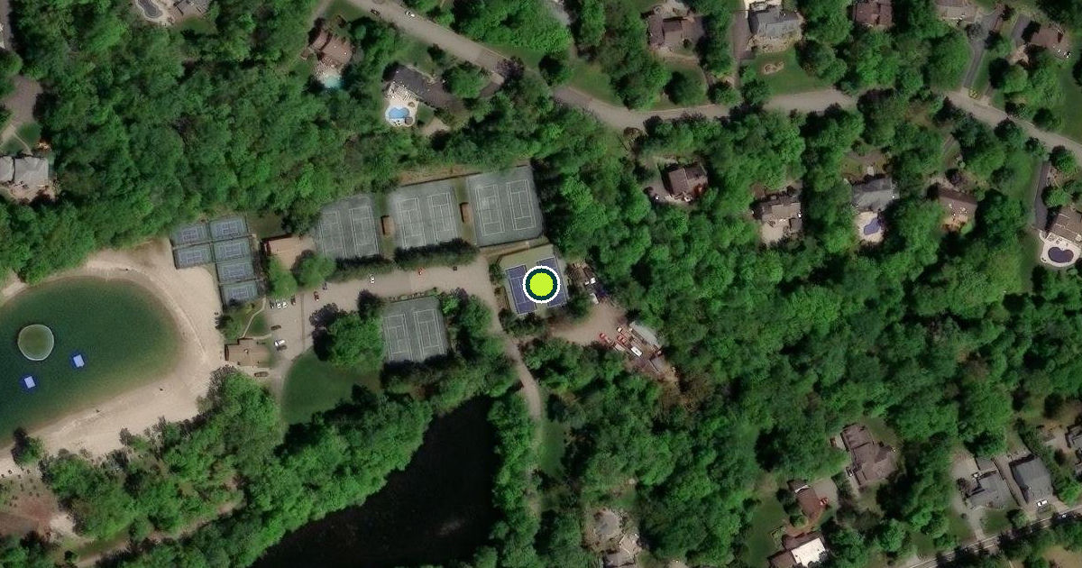 Satellite view of Mahwah Pickleball Courts