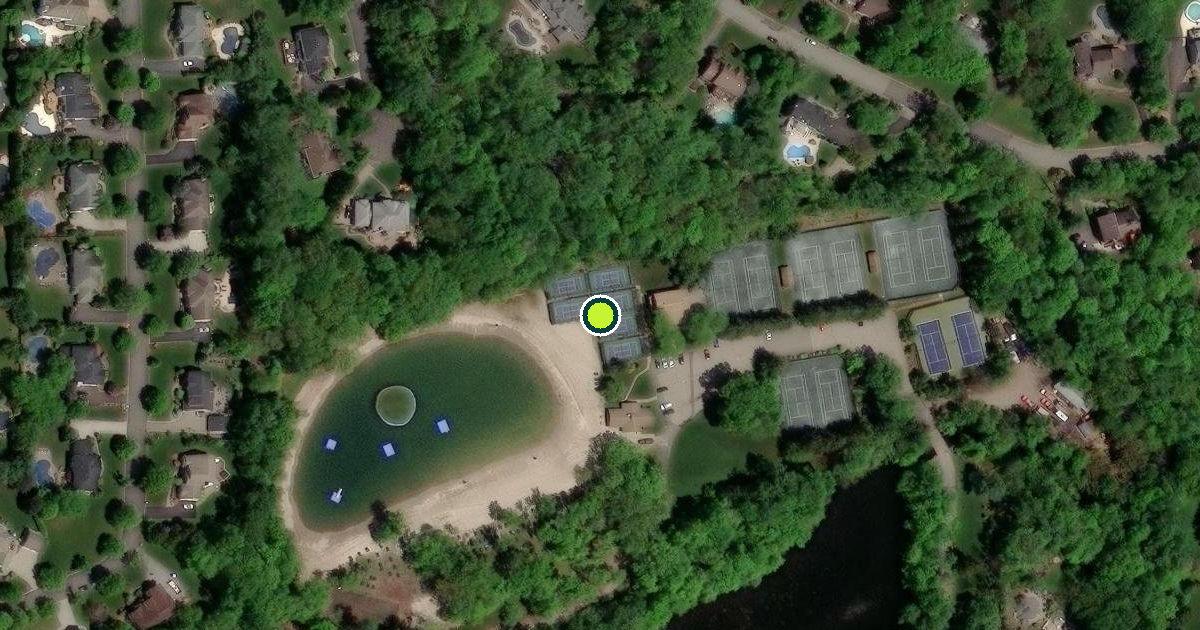 Satellite view of Mahwah Pickleball Courts