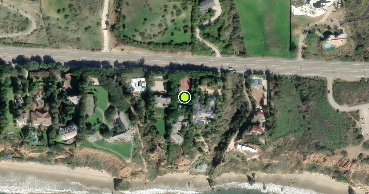 Satellite view of Malibu Pickleball Courts