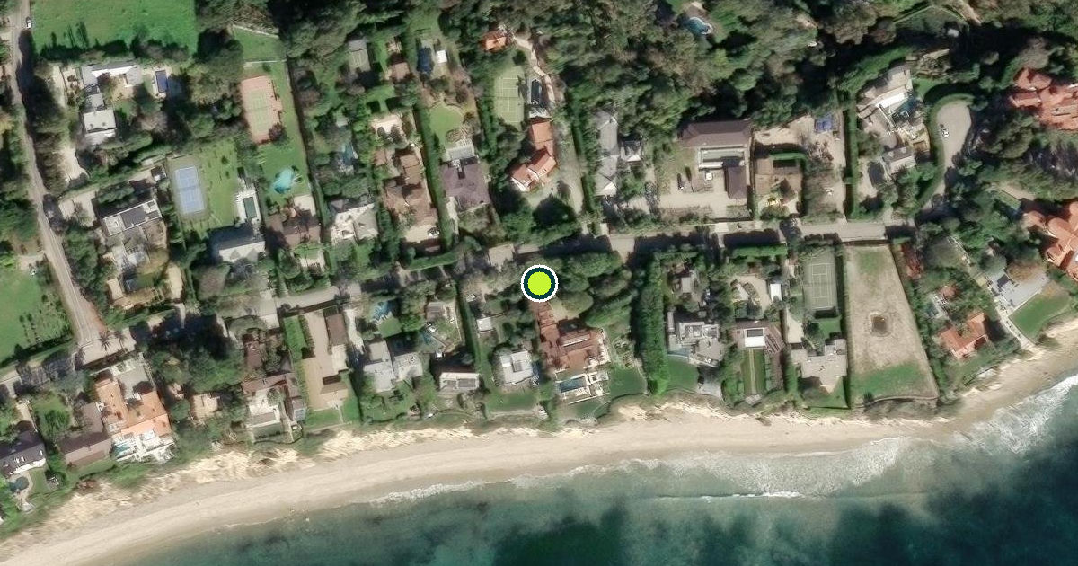 Satellite view of Malibu Pickleball Courts