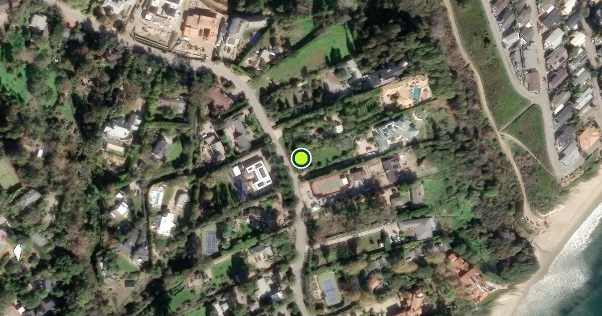 Satellite view of Malibu Pickleball Courts