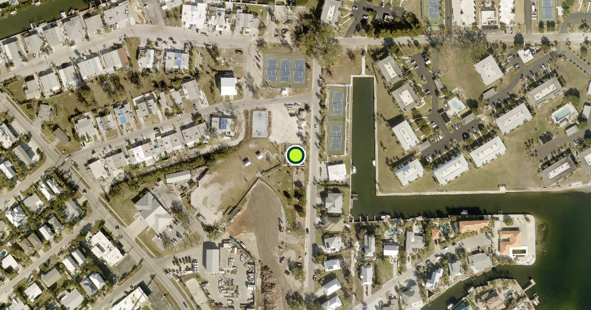 Satellite view of Manatee County Pickleball Courts