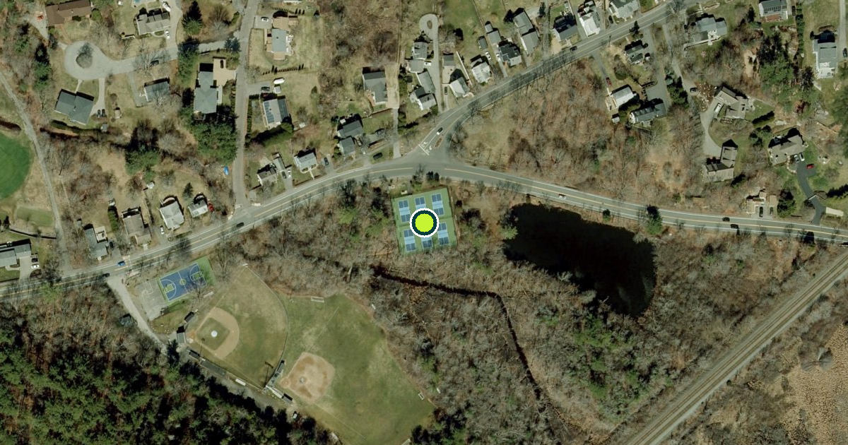 Satellite view of Manchester-by-the-Sea Pickleball Courts