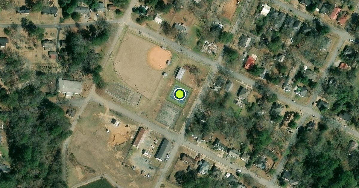 Satellite view of Manchester Pickleball Courts
