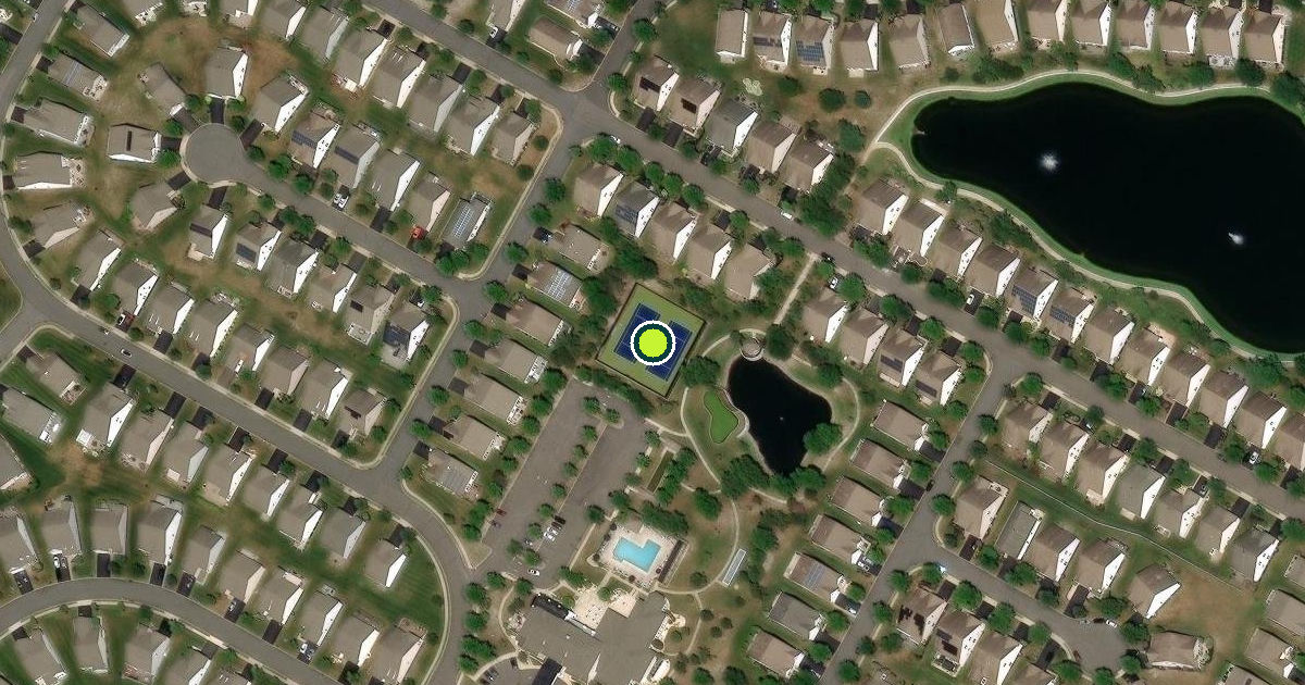 Satellite view of Manchester Township Pickleball Courts