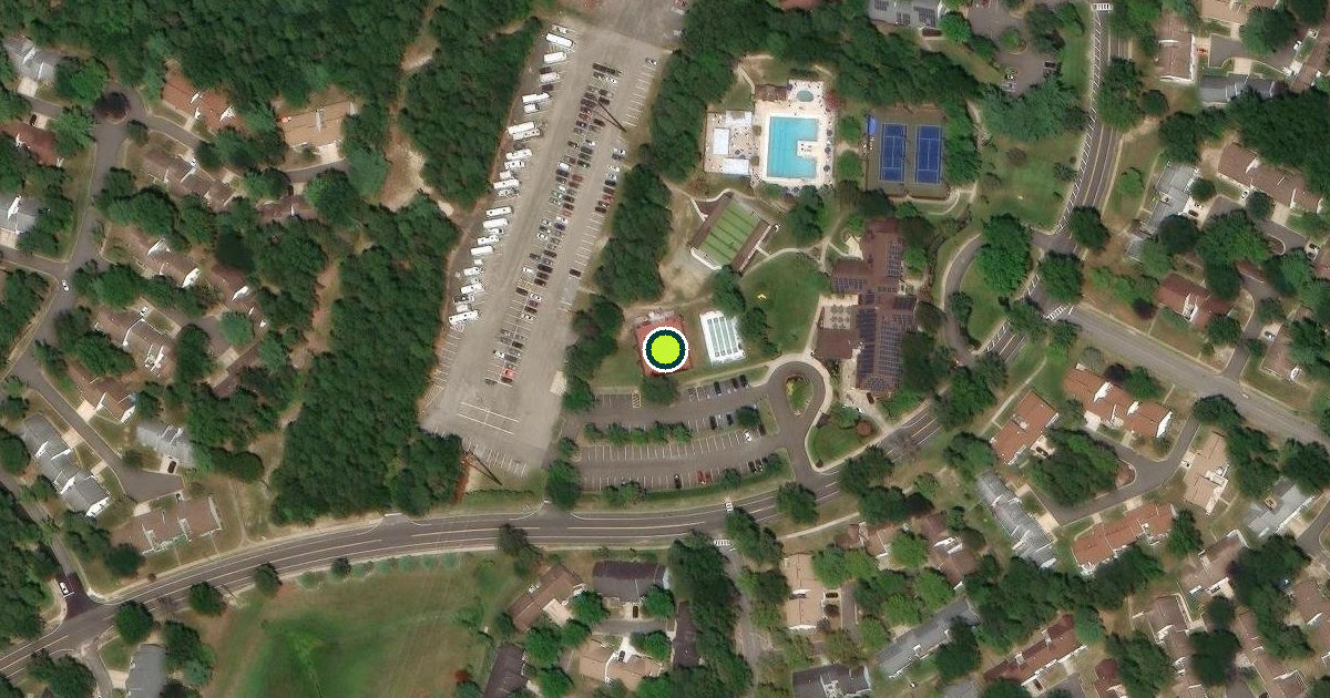 Satellite view of Manchester Township Pickleball Courts