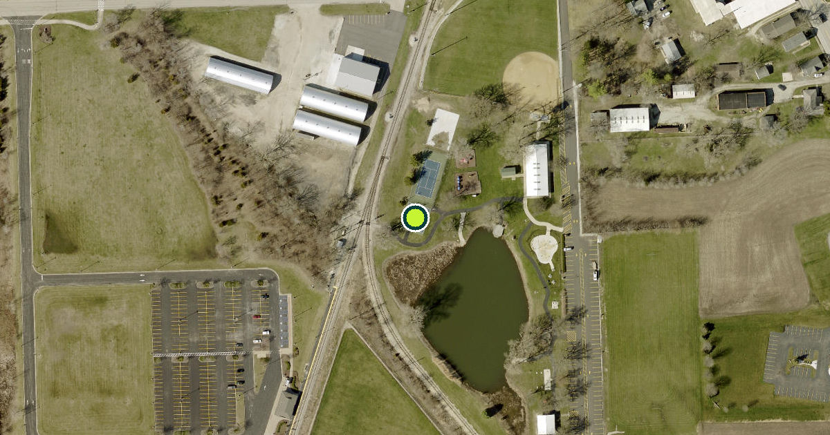 Satellite view of Manhattan Pickleball Courts