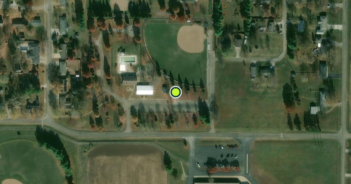 Satellite view of Manito Pickleball Courts