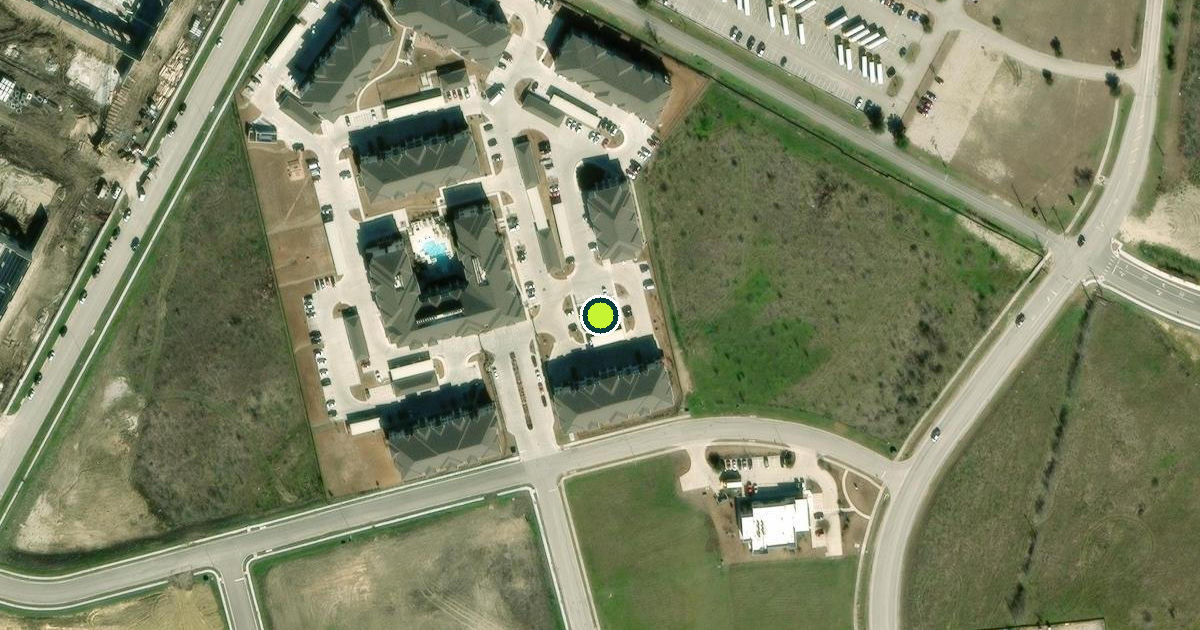Satellite view of Manor Pickleball Courts