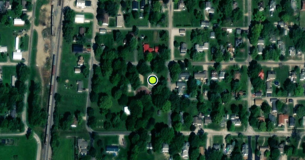 Satellite view of Mansfield Pickleball Courts