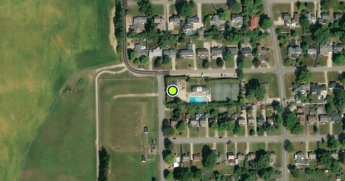 Satellite view of Mansfield Pickleball Courts