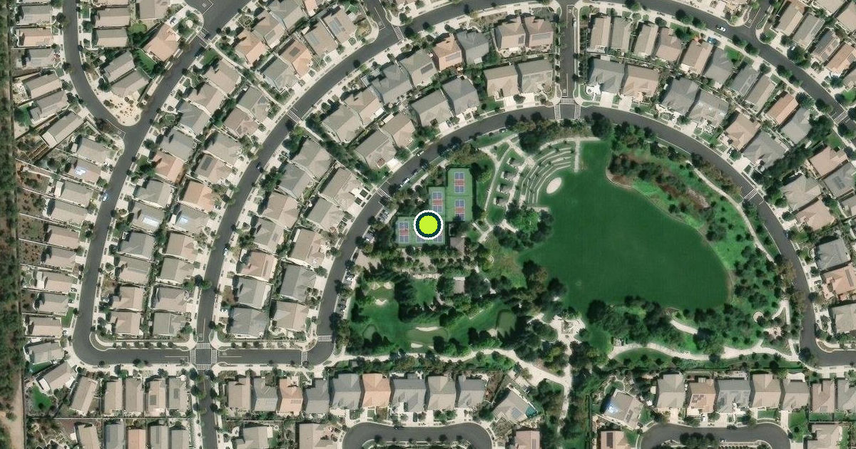 Satellite view of Manteca Pickleball Courts