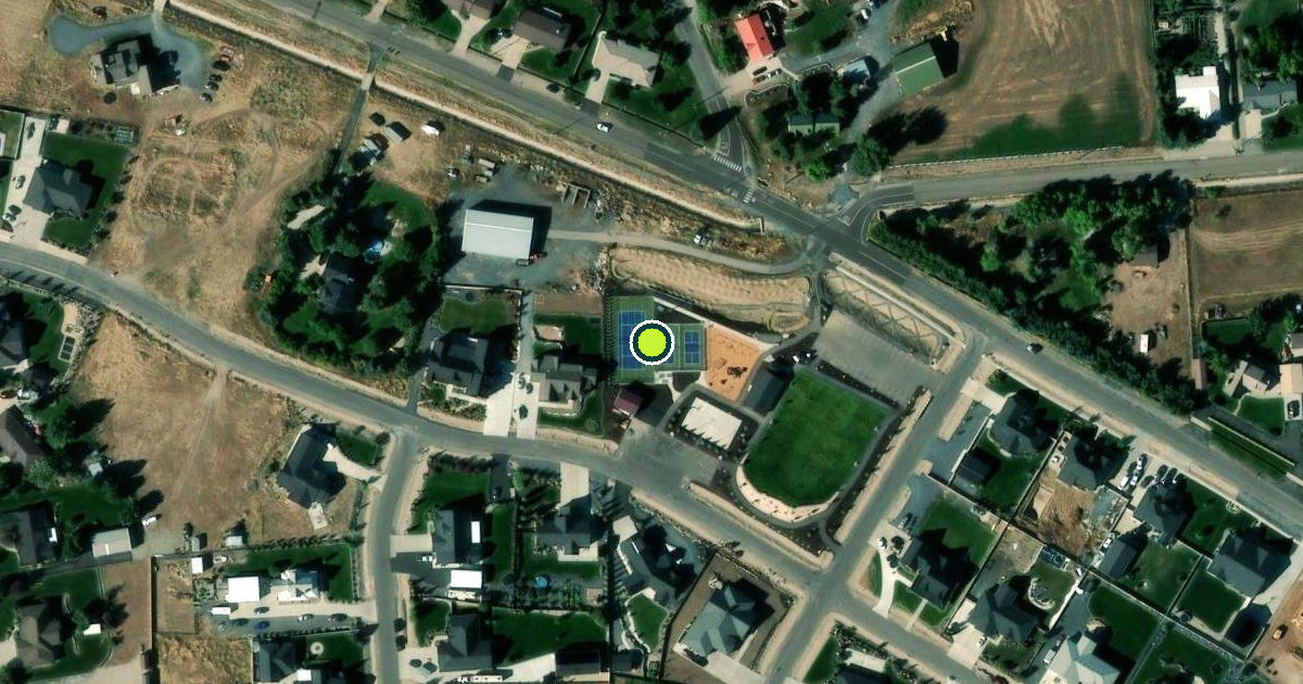 Satellite view of Mantua Pickleball Courts