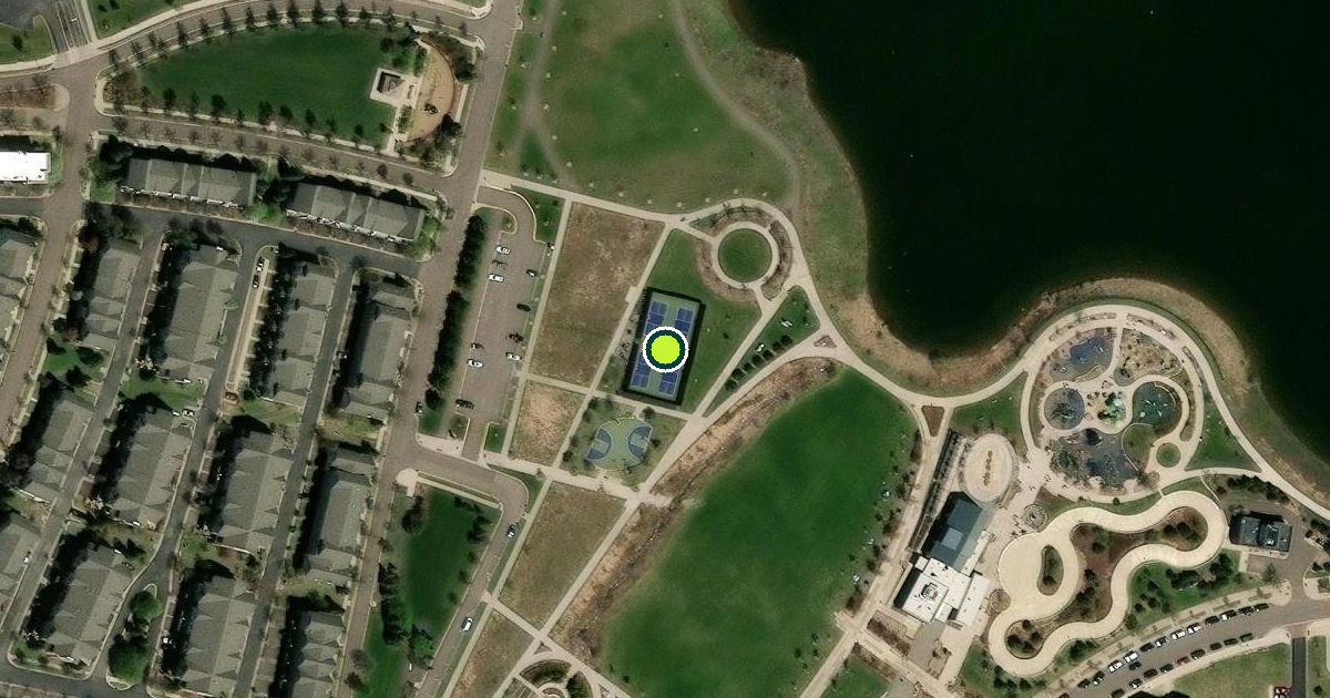 Satellite view of Maple Grove Pickleball Courts