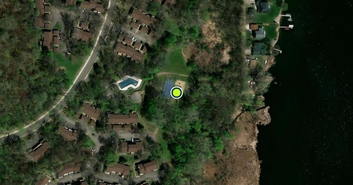 Satellite view of Maple Grove Pickleball Courts
