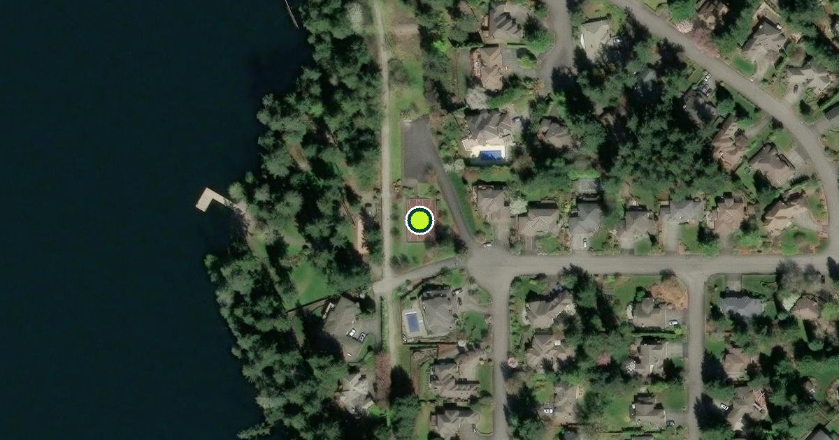 Satellite view of Maple Valley Pickleball Courts