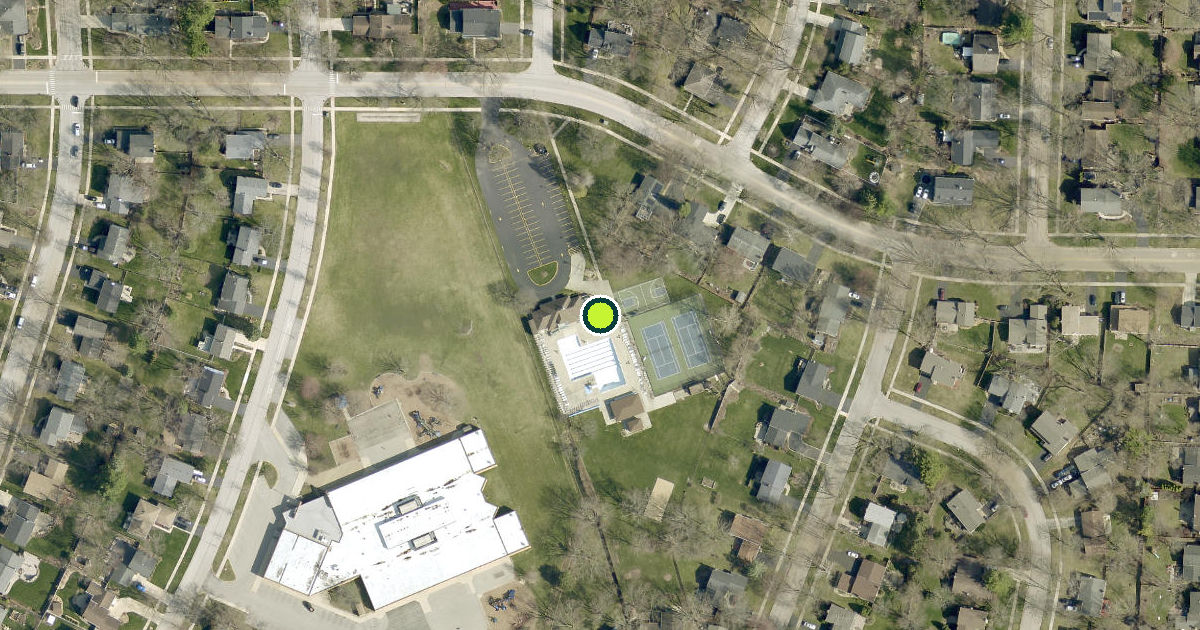Satellite view of Maplebrook II Swim & Raquet Club