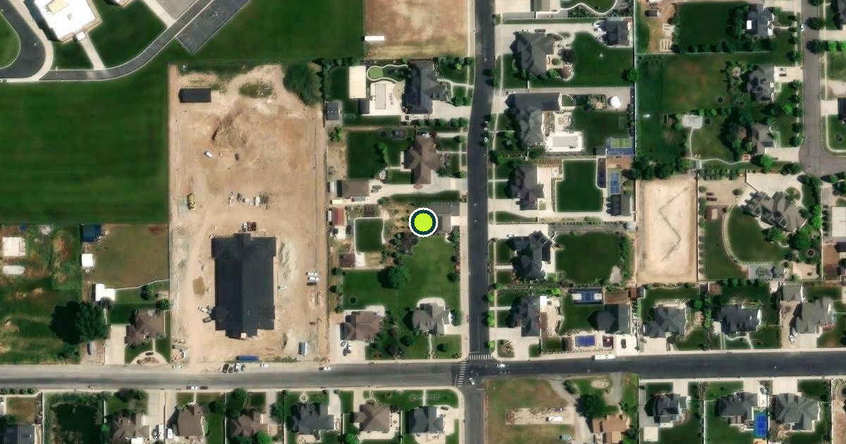 Satellite view of Mapleton Pickleball Courts