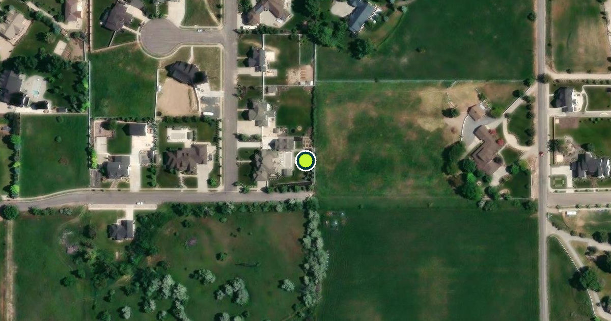 Satellite view of Mapleton Pickleball Courts