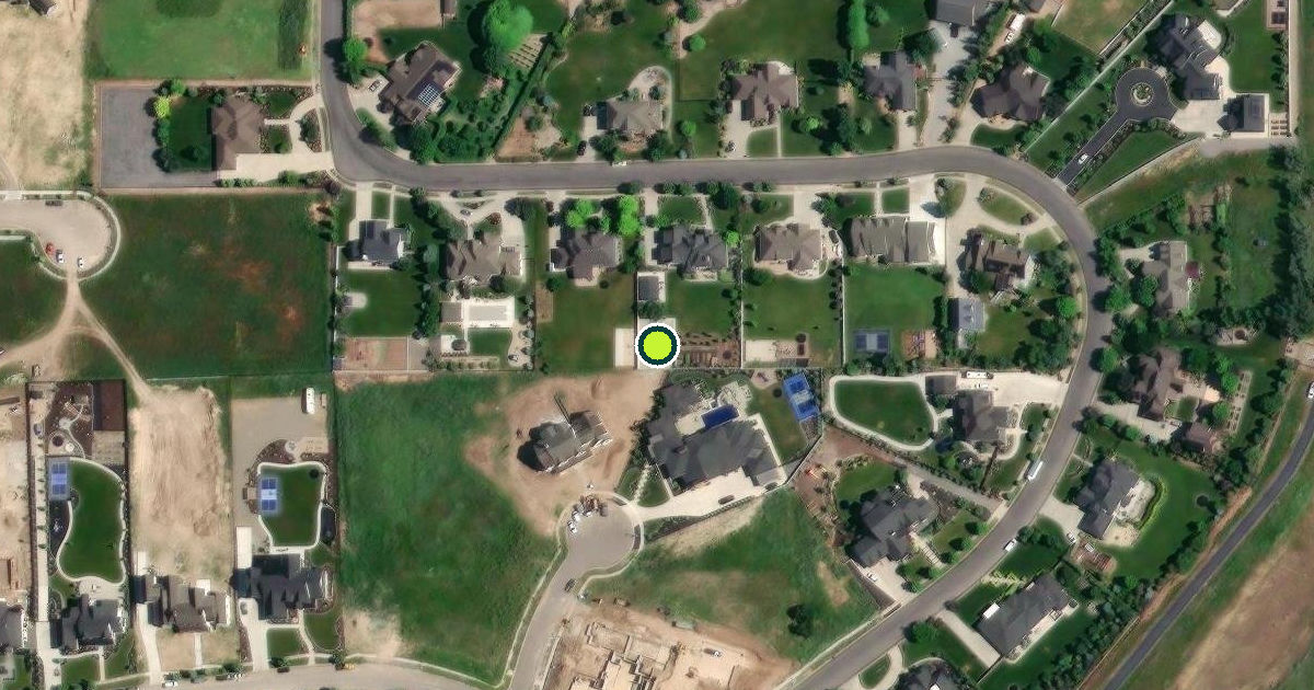 Satellite view of Mapleton Pickleball Courts