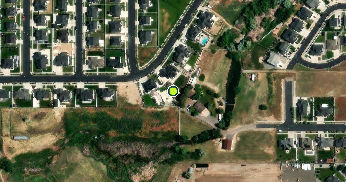 Satellite view of Mapleton Pickleball Courts