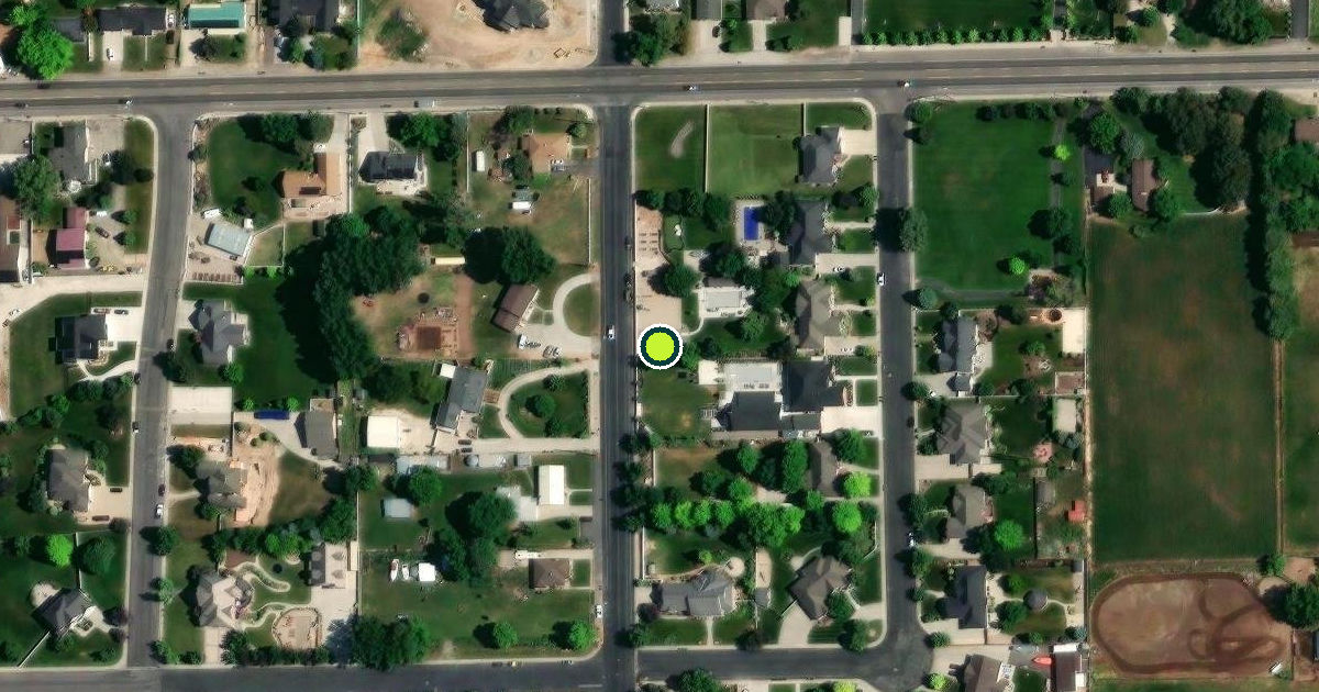 Satellite view of Mapleton Pickleball Courts