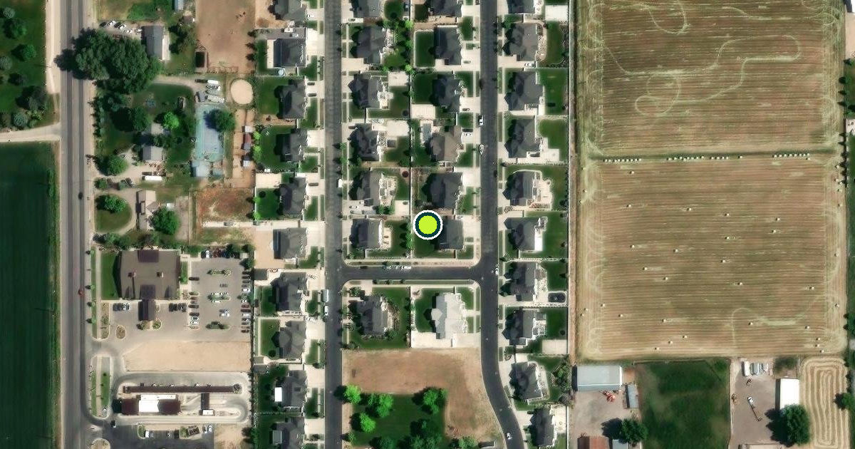 Satellite view of Mapleton Pickleball Courts