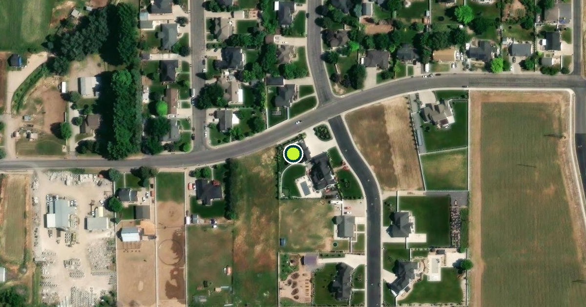 Satellite view of Mapleton Pickleball Courts